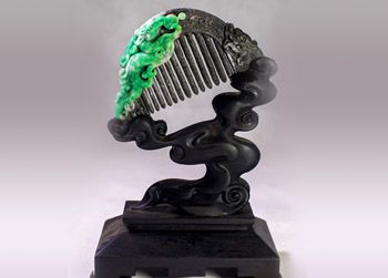 翠峰斋珠宝＂仿宫廷款梳子＂